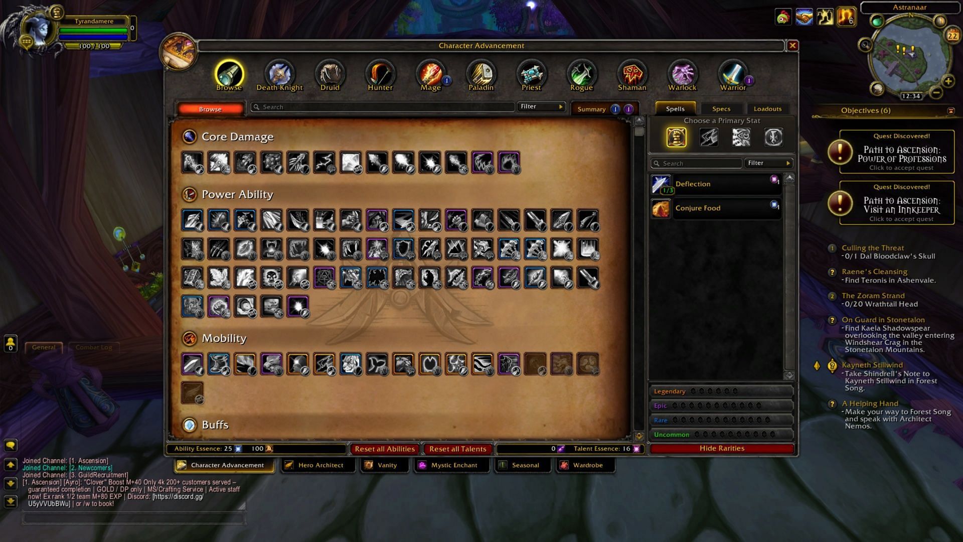 As you can see, there's a lot of potential combinations of skills and talents (Image via Blizzard Entertainment)